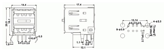 USB-A2-03M: tech img